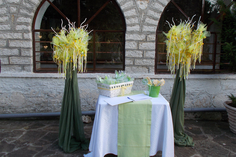 Lemon themed christening!