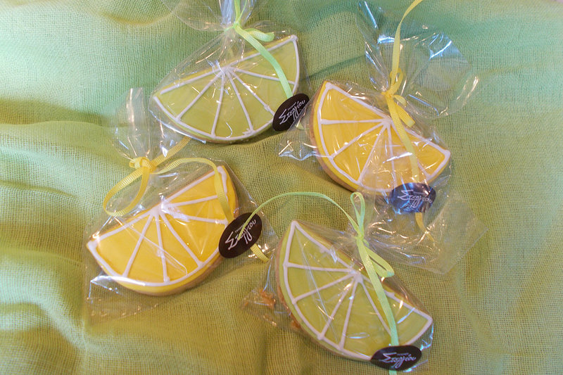 Lemon themed christening!