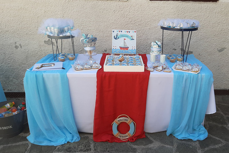 Little boat christening theme!