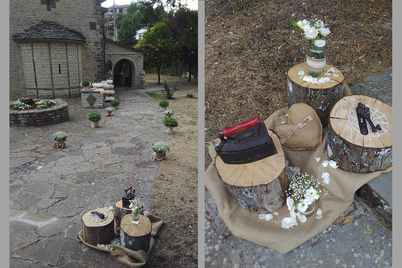 Country chic wedding in Zagorochoria