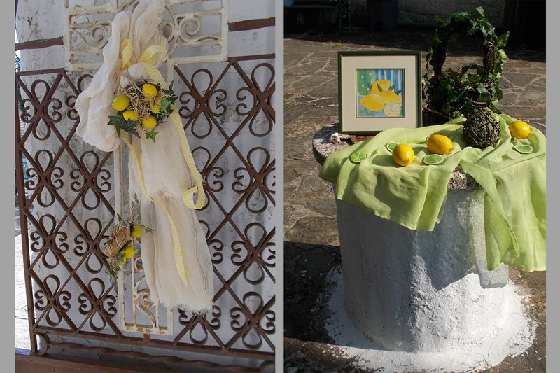 Lemon themed christening!