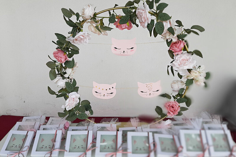 Kitty themed baptism!