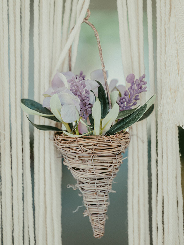 Lavender themed baptism!