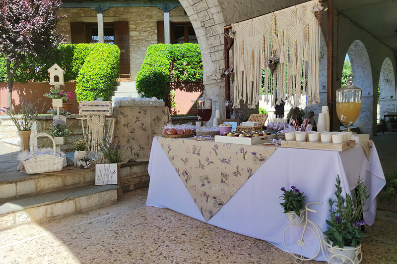 Lavender themed baptism!