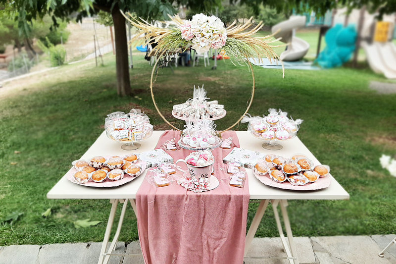 Floral christening in the country!