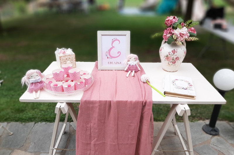 Floral christening in the country!