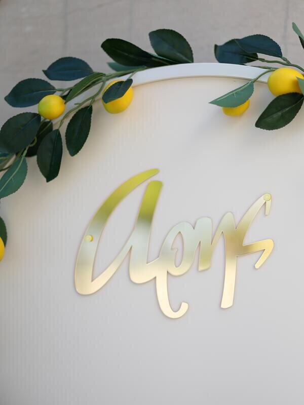 Lemon baptism!