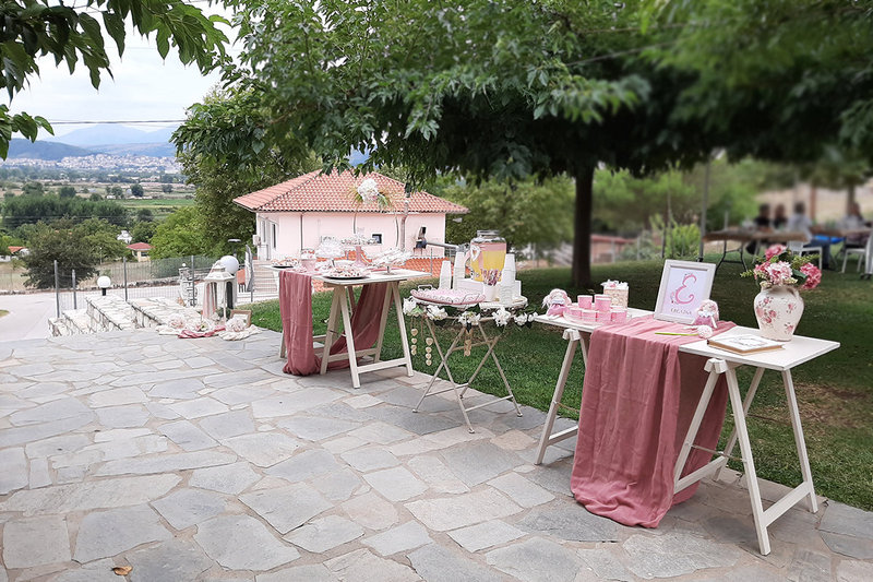 Floral christening in the country!