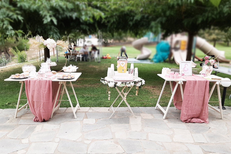 Floral christening in the country!